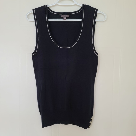 Jacob Sweater Vest Dark Blue Small - Picture 1 of 7